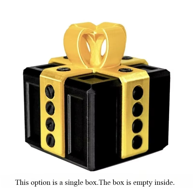 Novelty 3D Interactive Blind Box - Annoying Prank Gift with Plastic Screws, Geometric Puzzle Party Supplies for Holiday/Birthday